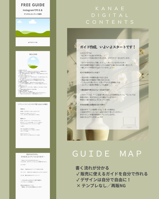 【Canva】ガイド作成マップ